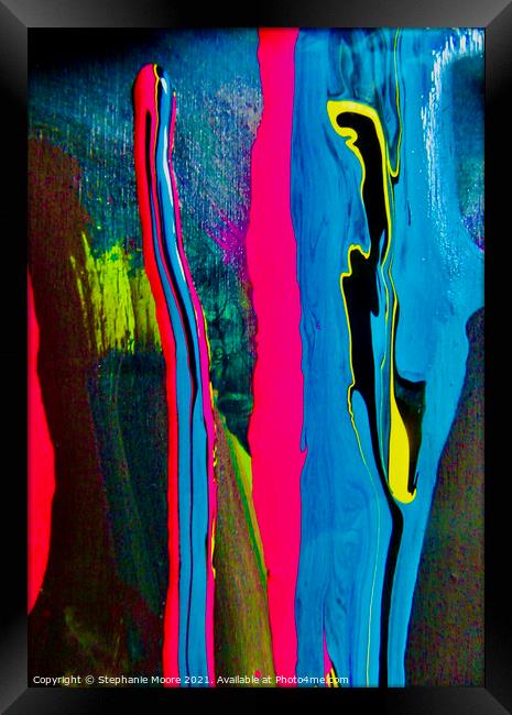 Abstract 2021 73 Framed Print by Stephanie Moore