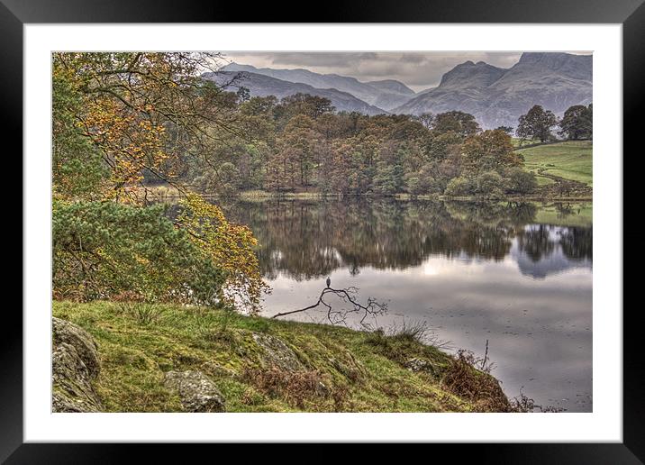 Loughrigg Tarn Framed Mounted Print by Roger Green