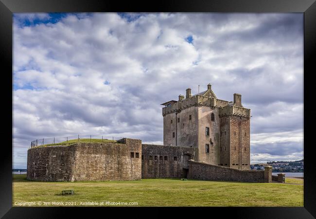 Broughty Castle Framed Print by Jim Monk