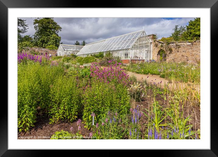 Cambo Gardens Framed Mounted Print by Jim Monk