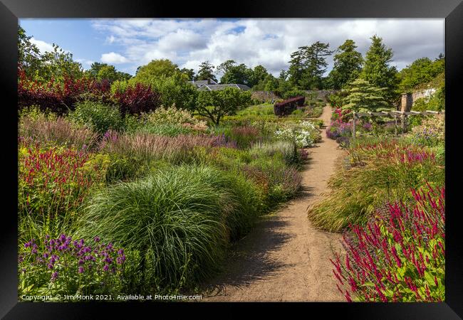Cambo Gardens, Fife Framed Print by Jim Monk