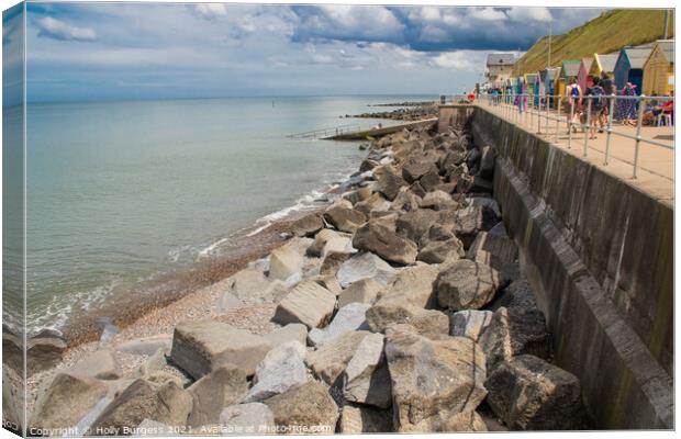 Charismatic Sherringham Seaside Impressions Canvas Print by Holly Burgess