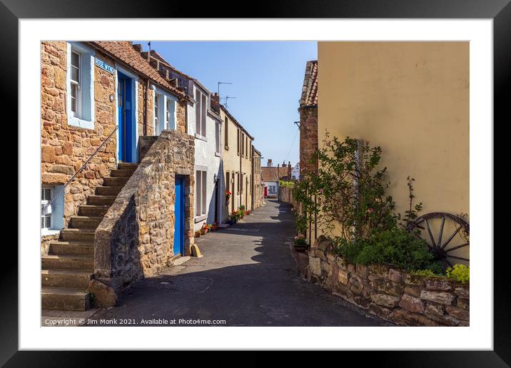 Rose Wynd, Crail Framed Mounted Print by Jim Monk