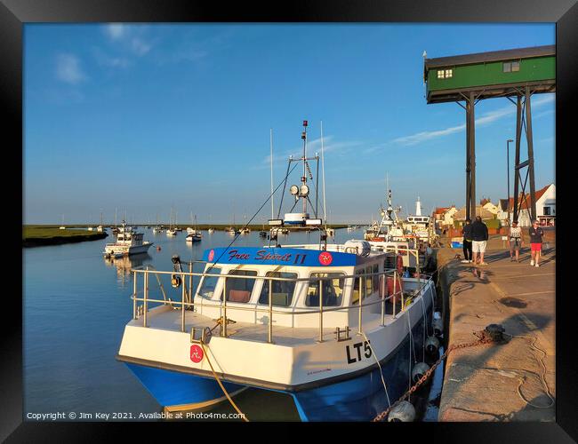 Wells next the Sea Quay  Framed Print by Jim Key