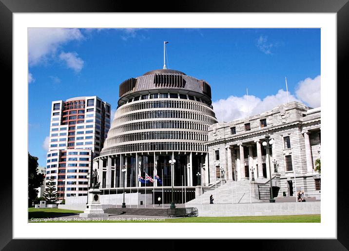 Iconic Symbol of New Zealand Framed Mounted Print by Roger Mechan