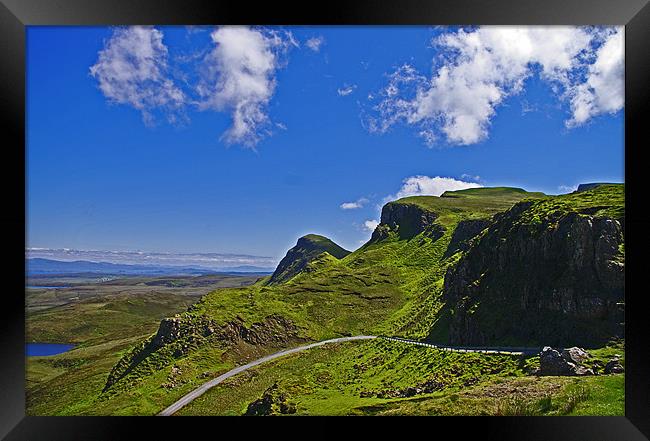 Take The High Road Framed Print by Jacqi Elmslie