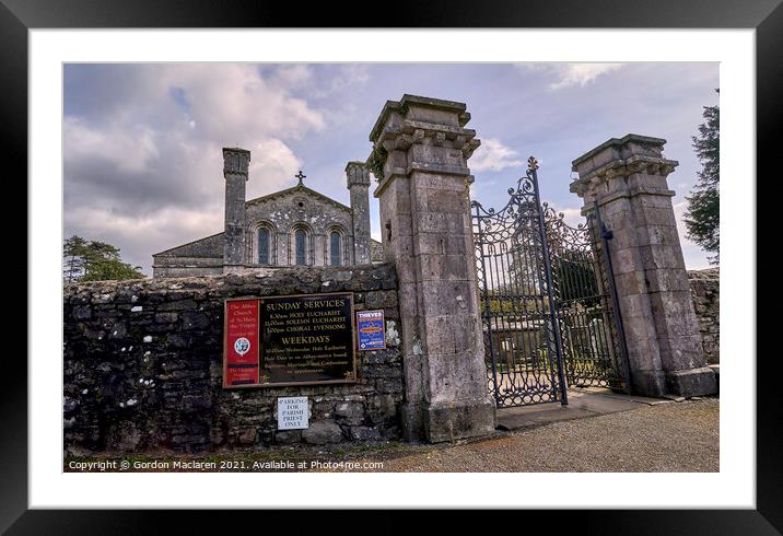 The Abbey Church of St. Mary The Virgin, Margam Abbey Framed Mounted Print by Gordon Maclaren