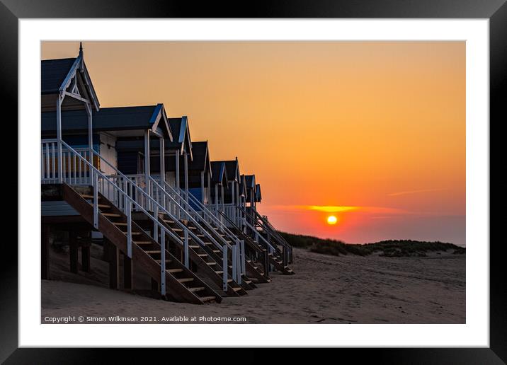 Summer Sunset Framed Mounted Print by Simon Wilkinson