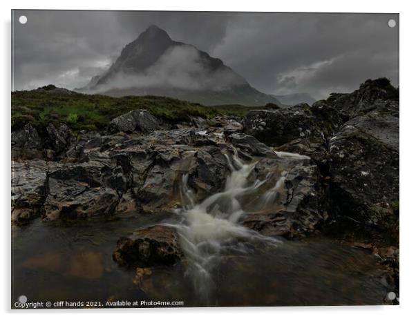 Moody Glencoe Acrylic by Scotland's Scenery
