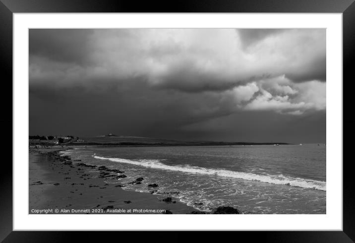Incoming skies Framed Mounted Print by Alan Dunnett