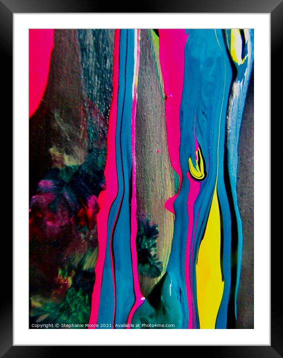 Abstract 2021 74 Framed Mounted Print by Stephanie Moore