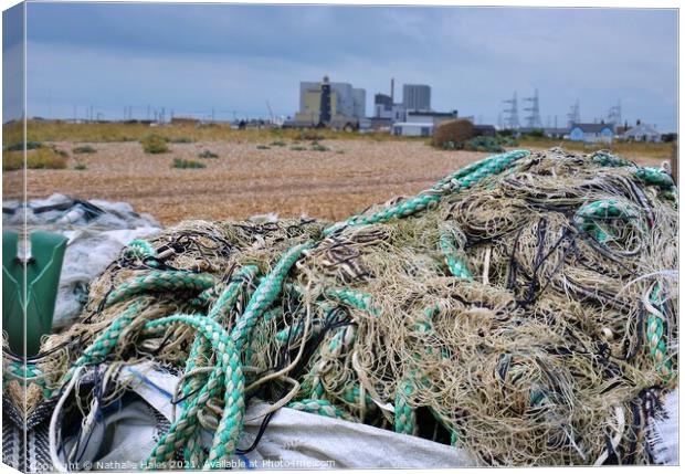 Dungeness Nuclear Power Station Canvas Print by Nathalie Hales