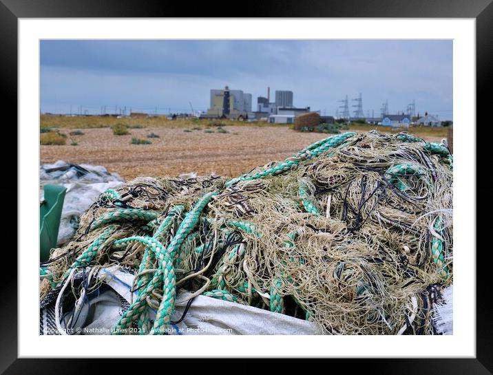 Dungeness Nuclear Power Station Framed Mounted Print by Nathalie Hales