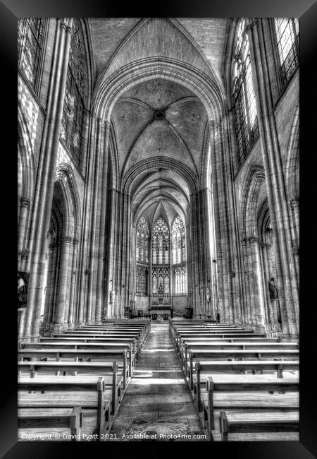 Troyes Cathedral      Framed Print by David Pyatt