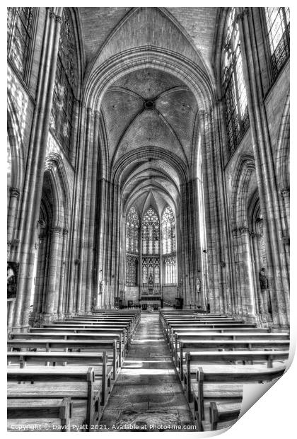 Troyes Cathedral      Print by David Pyatt