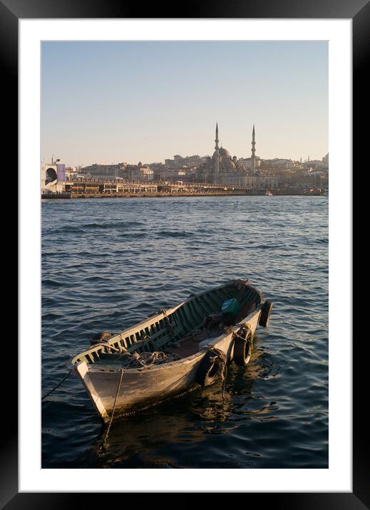 Golden Horn in Istanbul, Turkey Framed Mounted Print by Dietmar Rauscher