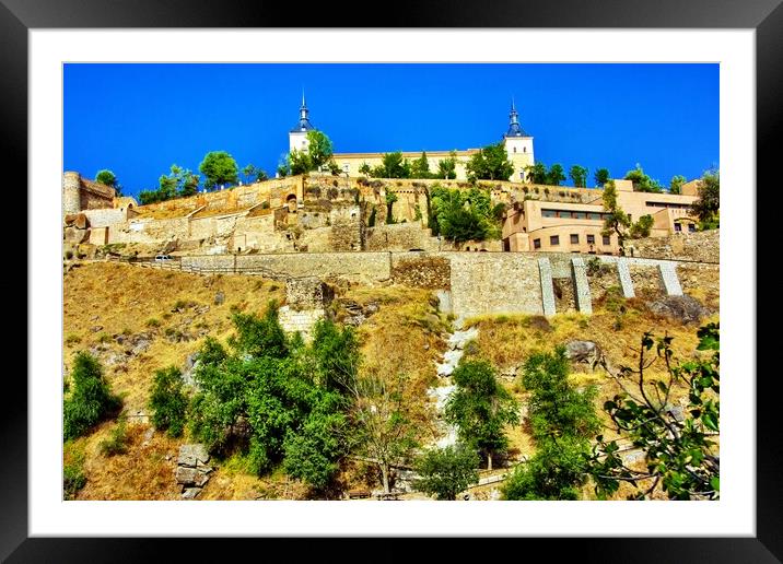 Landscapes of Toledo. Mixture of city and land scapes Framed Mounted Print by Jose Manuel Espigares Garc