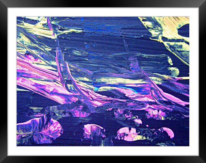 Abstract 9092 Framed Mounted Print by Stephanie Moore