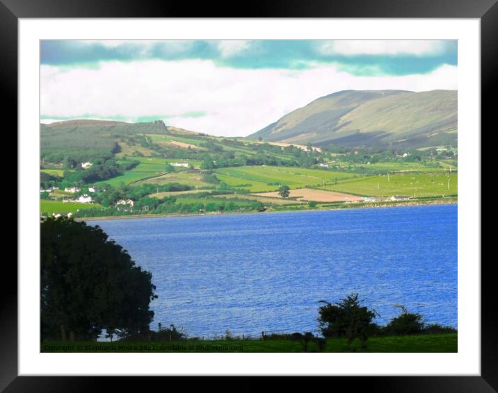 Green Hills of Donegal Framed Mounted Print by Stephanie Moore