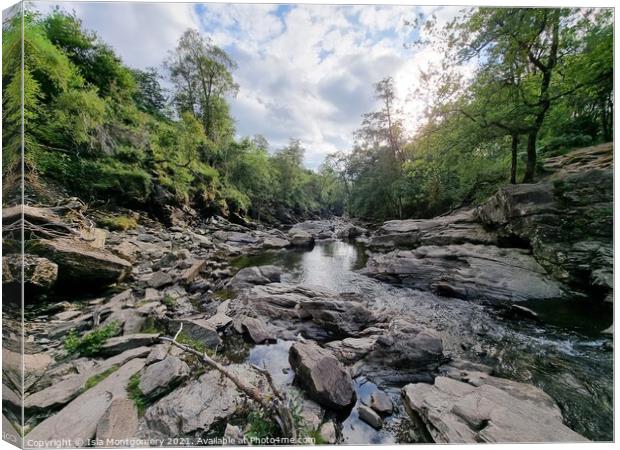 Falls of Falloch Canvas Print by Isla Montgomery