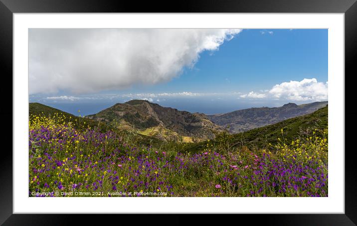 Outdoor mountain Framed Mounted Print by David O'Brien