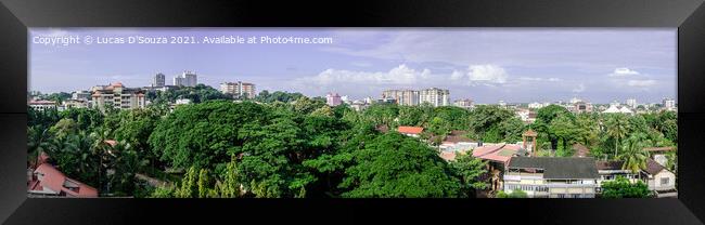 Mangalore City Framed Print by Lucas D'Souza