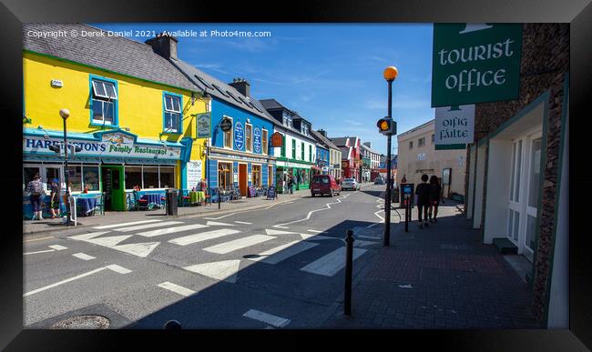 Dingle Town, County Kerry Framed Print by Derek Daniel