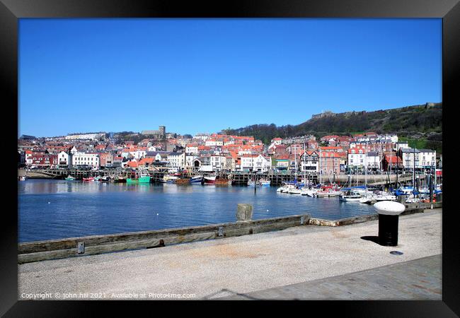 Scarborough, North Yorkshire. Framed Print by john hill