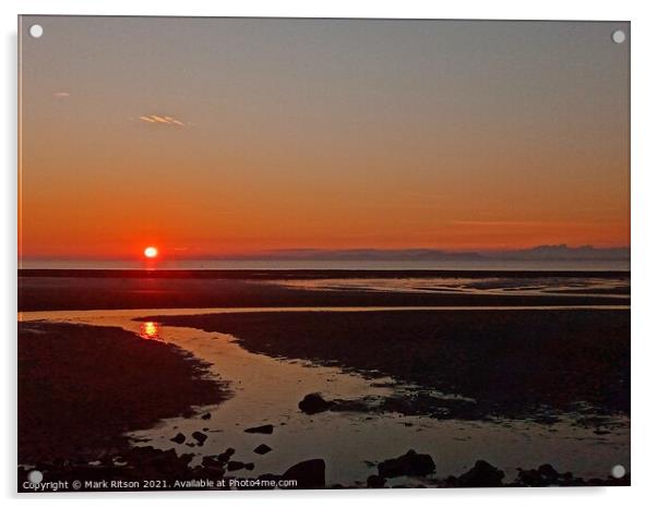 August Solway Sunset  Acrylic by Mark Ritson