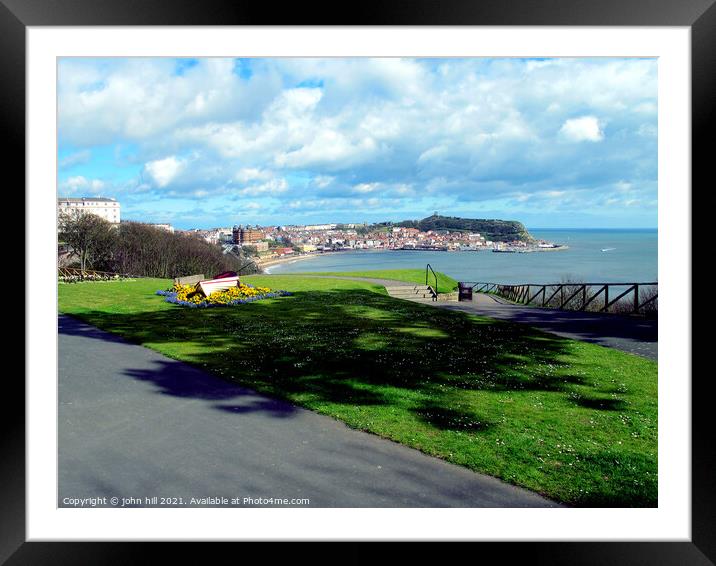 Scarborough, Yorkshire. Framed Mounted Print by john hill