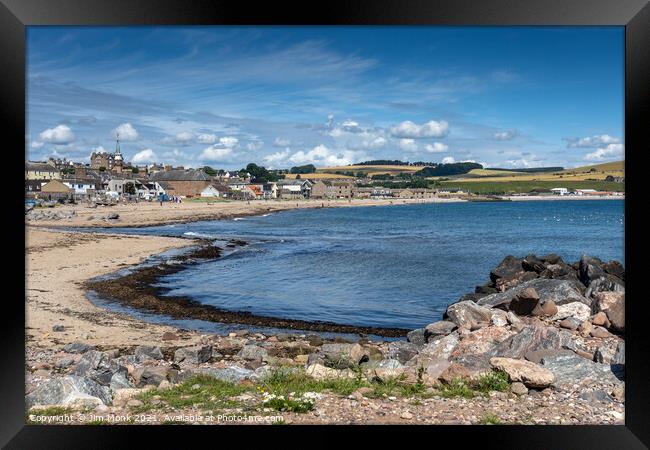 Stonehaven Bay, Aberdeenshire Framed Print by Jim Monk