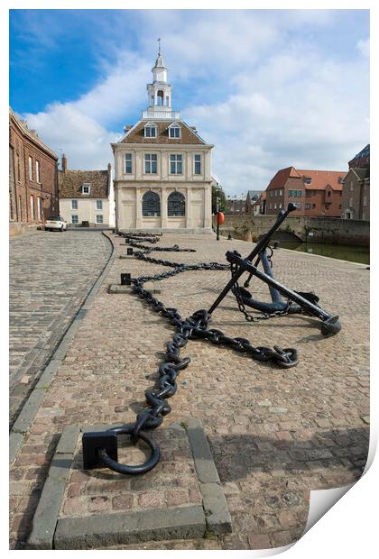 The Custom House, Kings Lynn Print by Andrew Sharpe