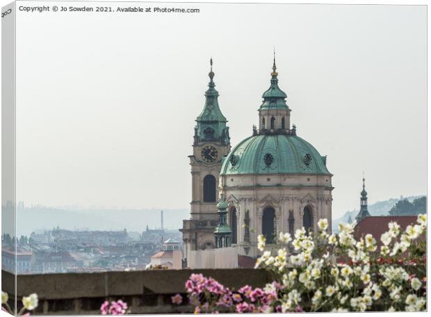 View from Prague Castle Canvas Print by Jo Sowden