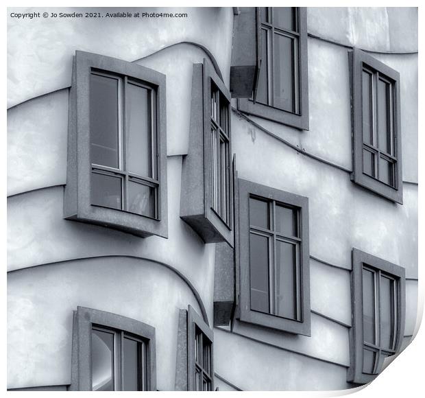 Dancing house Architecture, Prague Print by Jo Sowden
