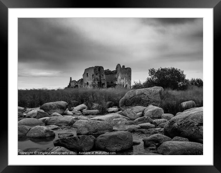 Toolse Castle Framed Mounted Print by DiFigiano Photography