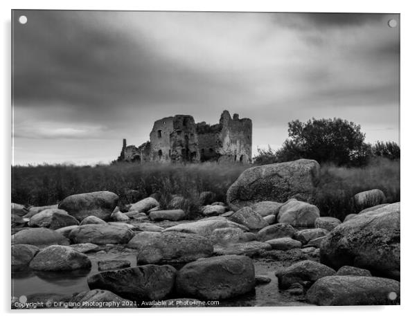Toolse Castle Acrylic by DiFigiano Photography