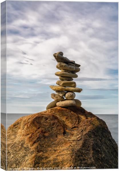 Valaste Cairn Canvas Print by DiFigiano Photography