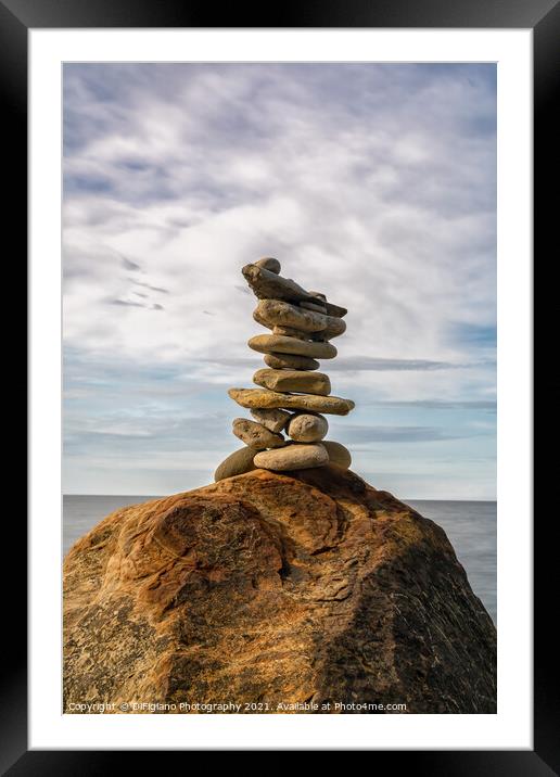 Valaste Cairn Framed Mounted Print by DiFigiano Photography