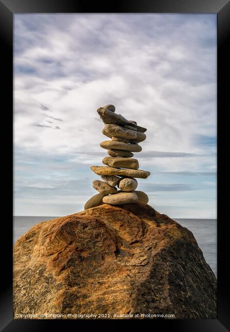 Valaste Cairn Framed Print by DiFigiano Photography