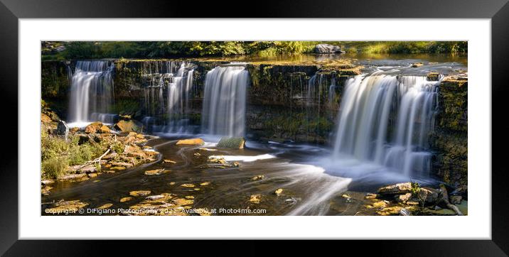 Keila Falls Framed Mounted Print by DiFigiano Photography