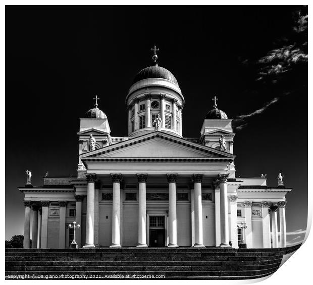 Helsinki Cathedral Print by DiFigiano Photography