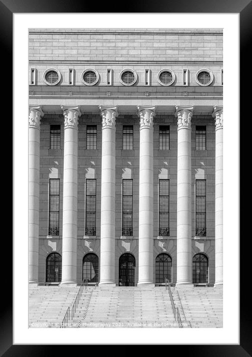 Parliament House Helsinki Framed Mounted Print by DiFigiano Photography