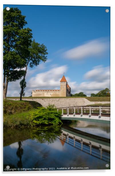 Kuressaare Castle Acrylic by DiFigiano Photography