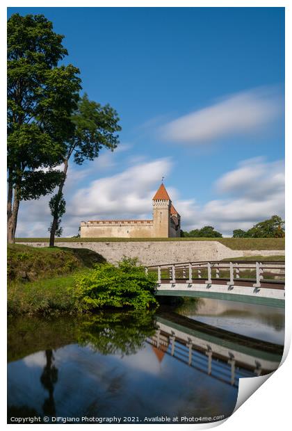 Kuressaare Castle Print by DiFigiano Photography