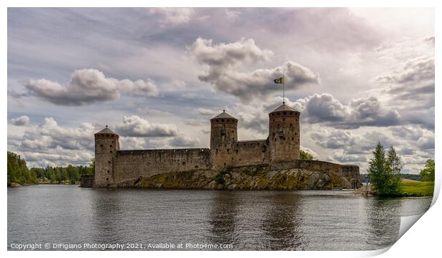 Olofsborg Castle Print by DiFigiano Photography