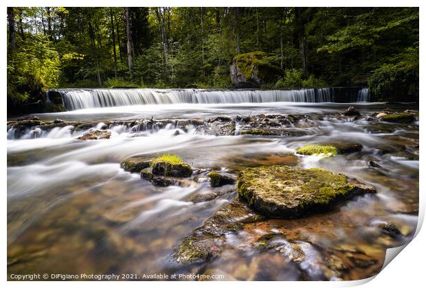 Nommeveski Falls Print by DiFigiano Photography