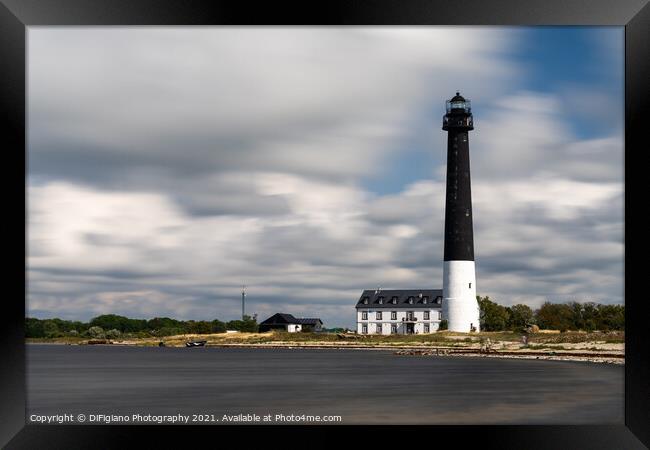 Sorve Lighthouse Framed Print by DiFigiano Photography