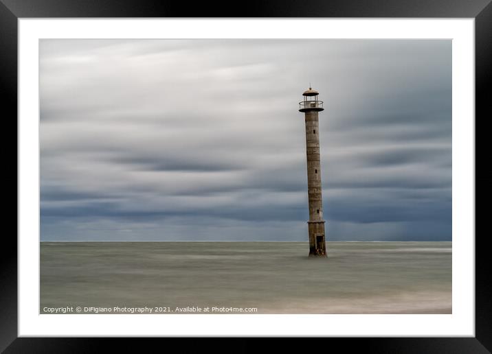 Kiipsaare Lighthouse Framed Mounted Print by DiFigiano Photography