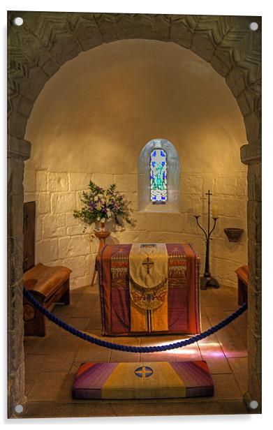 St. Margaret's Chapel Interior Acrylic by Tom Gomez