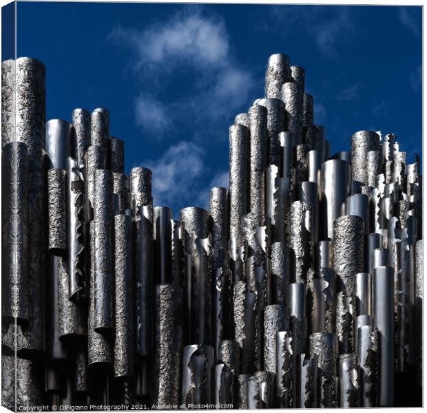 The Sibelius Monument Canvas Print by DiFigiano Photography